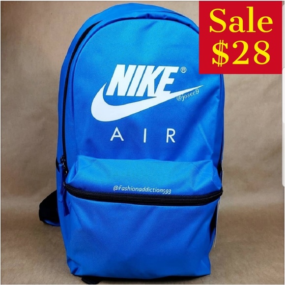 nike air backpack blue